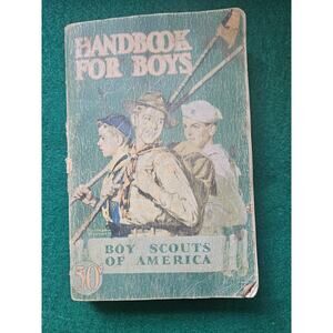 Vintage Handbook for Boys, paperback, 35th Printing June 1942